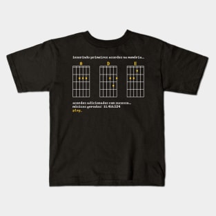 Three Magic Chords (yellow) Kids T-Shirt